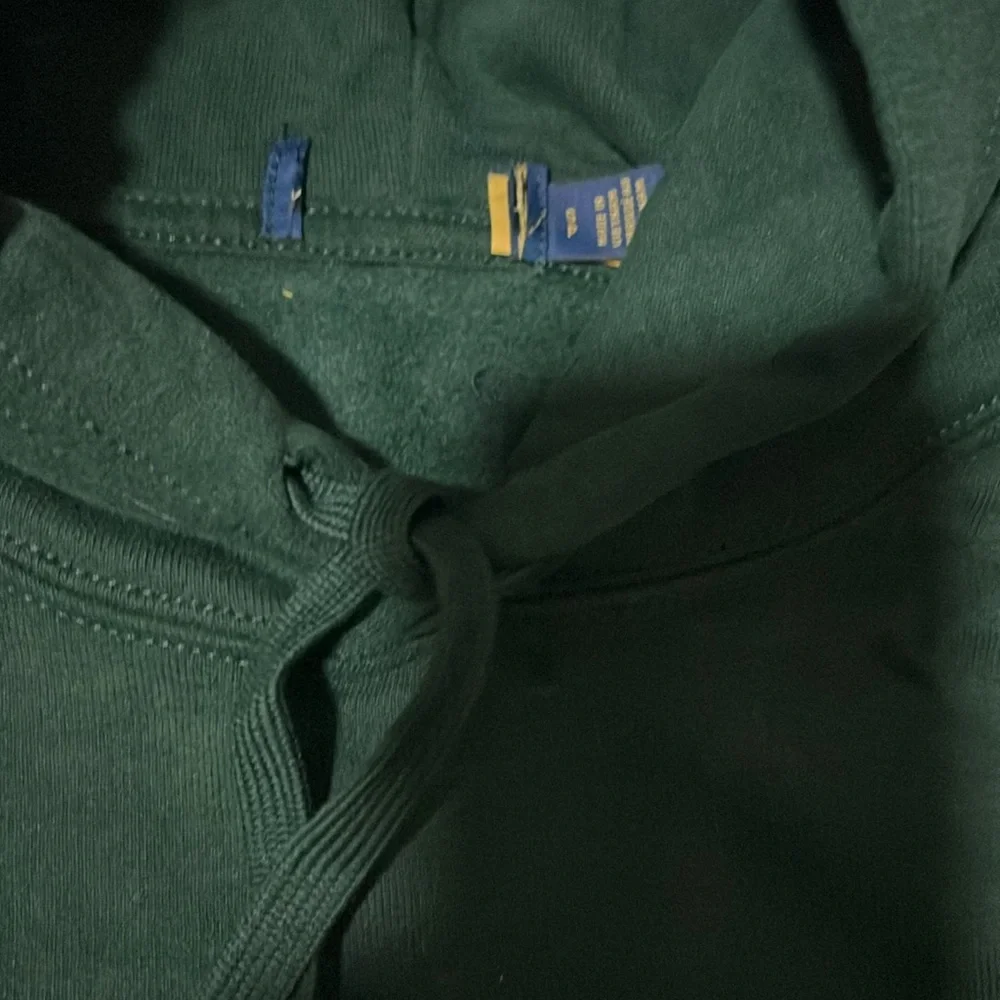 NWOT Polo Ralph Lauren Men’s Hoodie Patches Logo Front Green